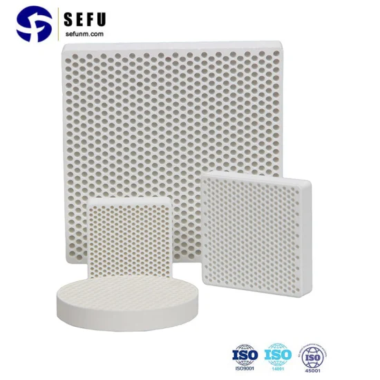 Refractory Cordierite Pottery Plate Strainer Ceramic Honeycomb Filter for Iron Casting Molten Metal Filtration